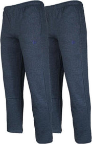 2-Pack Donnay Joggingbroek rechte pijp - Sportbroek - Heren - Maat XXXL - Spijkerbroek blauw gemêleerd
