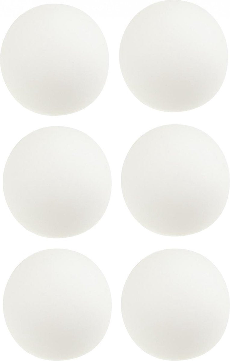 Toi-toys Pingpong Balletjes Wit 6 Stuks 4 Cm
