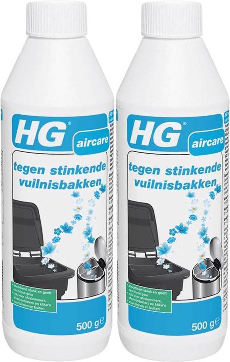 HG tegen stinkende vuilnisbakken / prullenbakken | 2 Stuks !