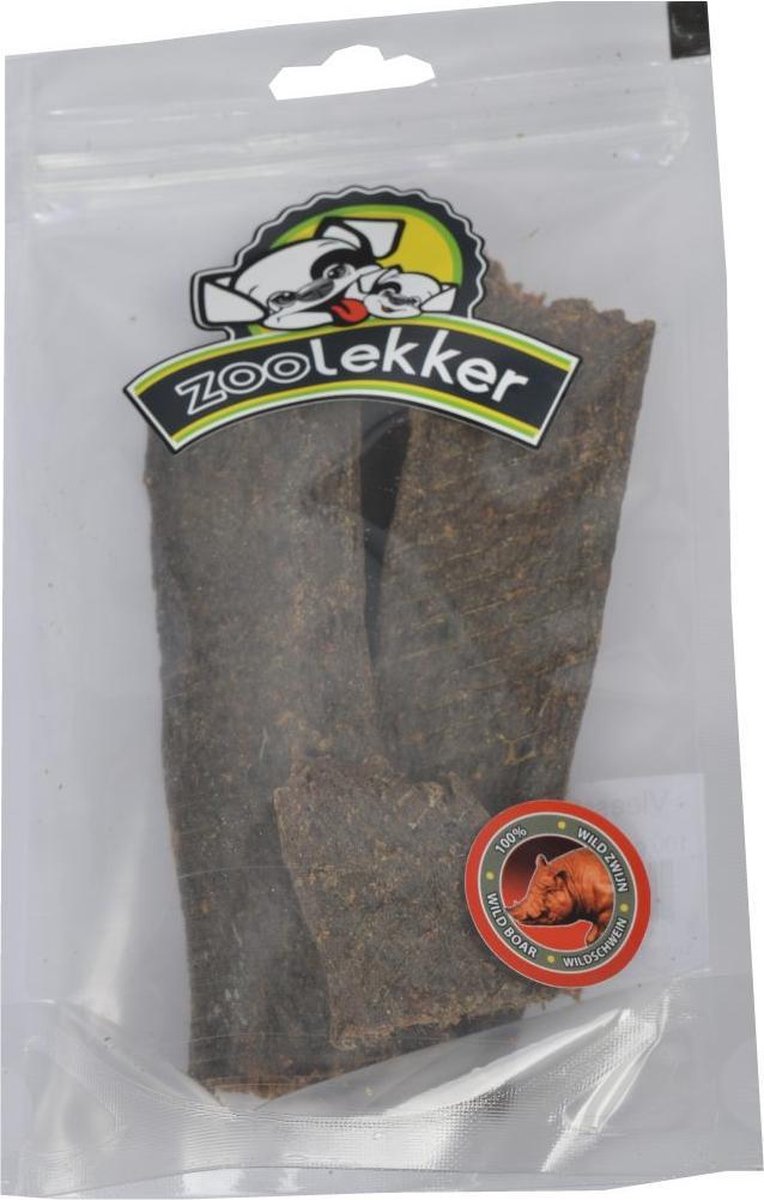 Zoolekker Vleesstrip Wildzwijn snack