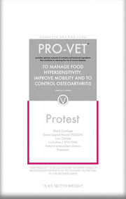 PRO-VET Dog - Protest - voedselallergie - spijvertering - artritische - reumatische ontstekingen