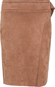Cassis - Wikkelrok in daim - Camel