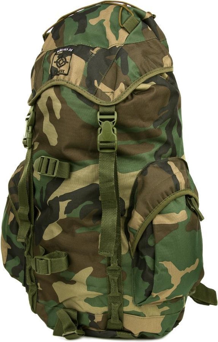 Fostex rugzak recon woodland camo 35 ltr.