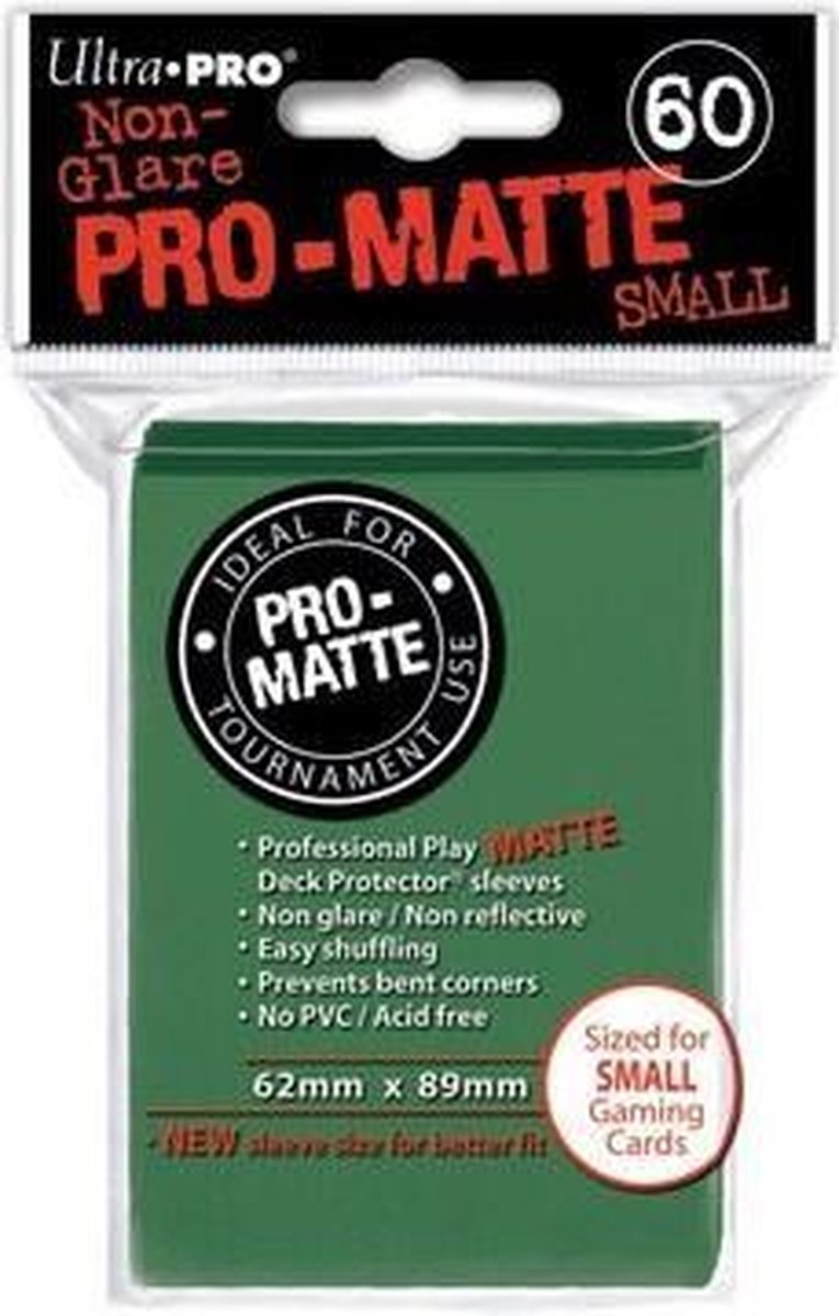 Speelgoed | Kaartspel - Sleeves Pro-Matte Green Small D10