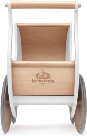 Kinderfeets - Houten Poppenwagen - Wit