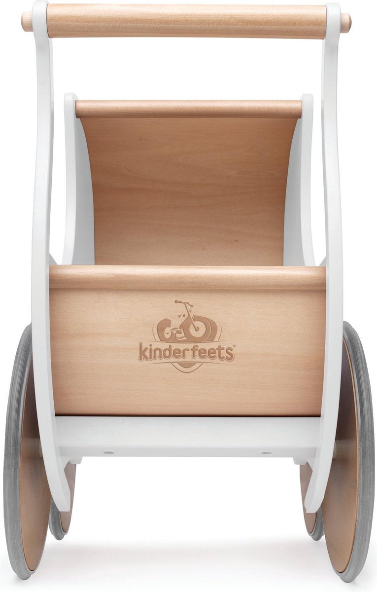 Kinderfeets - Houten Poppenwagen - Wit