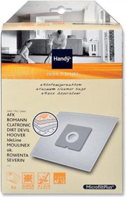 Handy Stofzuigerzakken AF 12 - Set van 4 - Geschikt voor Moulinex + Rowenta + AFK + Clatronic + Bomann + Dirt Devil + Serverin