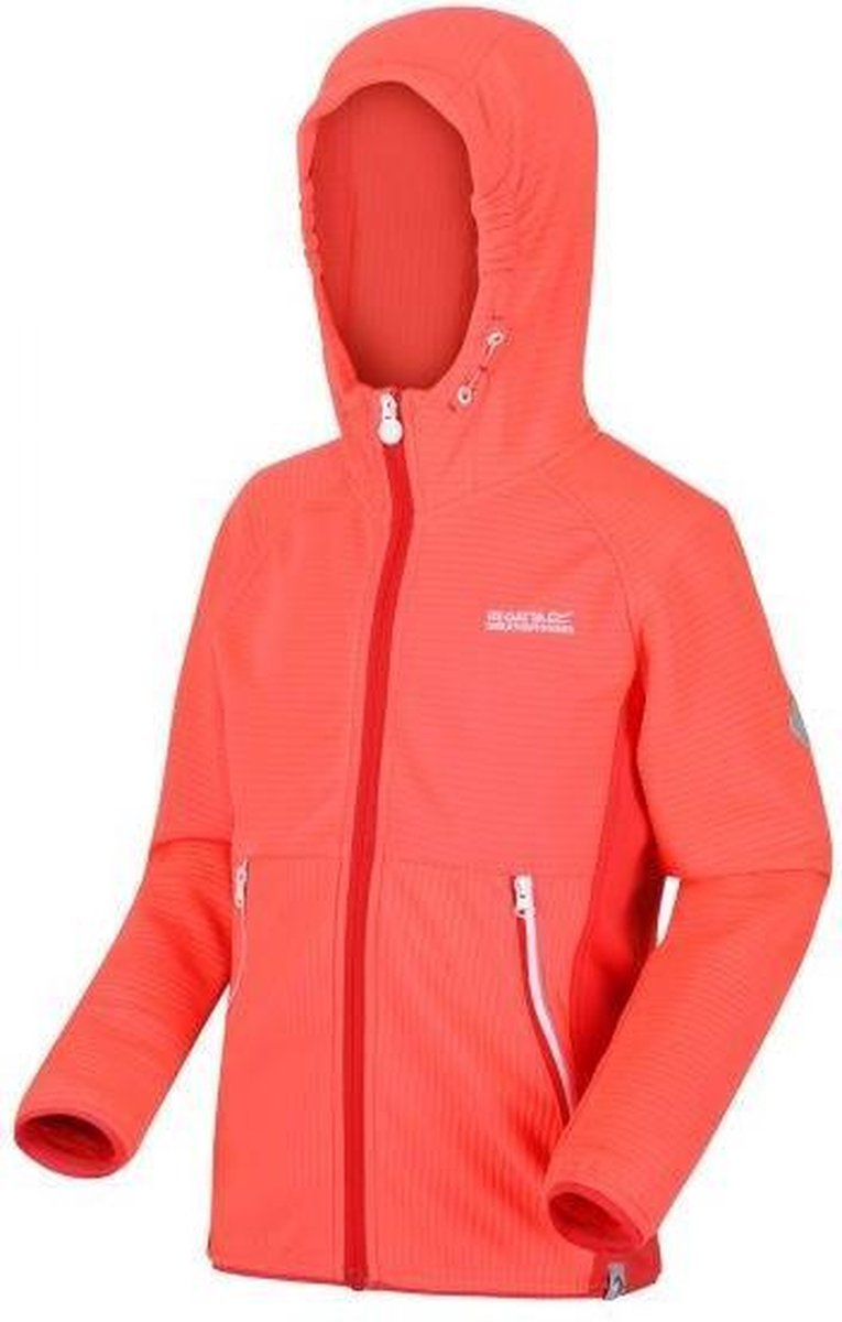 Regatta Fleecejack Jenning Junior Polyester Roze Maat 128