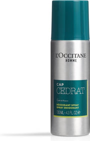 L'Occitane Cap Cedrat Spray Deodorant Mannen Spuitbus deodorant 130 ml 1 stuk(s)