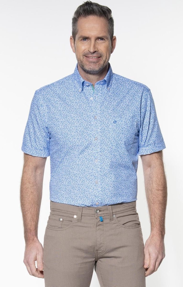 Campbell Classic Casual Overhemd Heren korte mouw