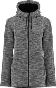 Kjelvik dames wintervest Hester zwart melange - maat 50