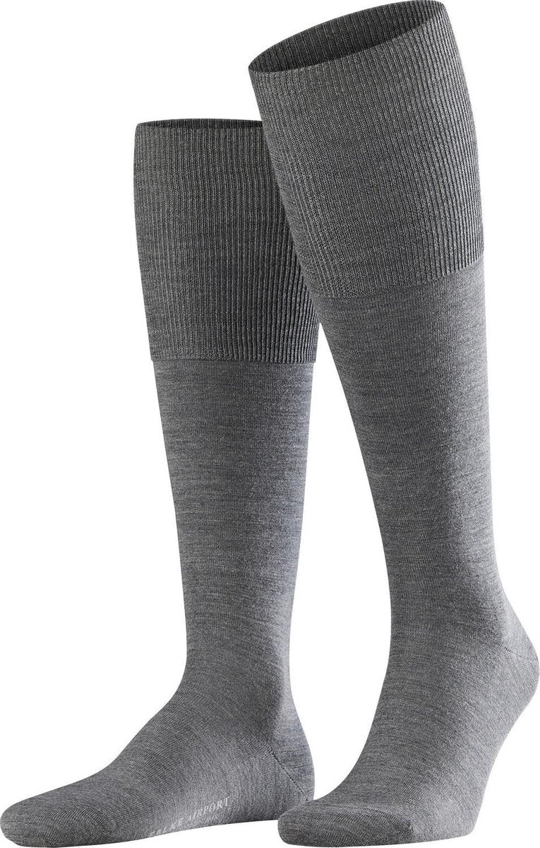 FALKE Airport Heren Kniekous 15435 - 43/44 - Grijs