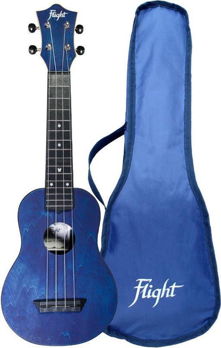 Flight Sopraan Ukelele - Travel Series - Donkerblauw - TUS35DB