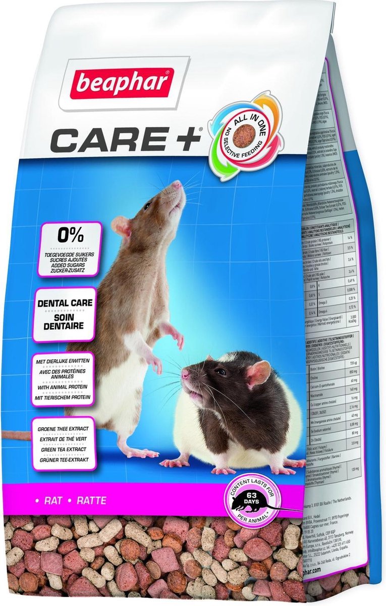 Xtravital Care+ Rattenvoer - 700 gr