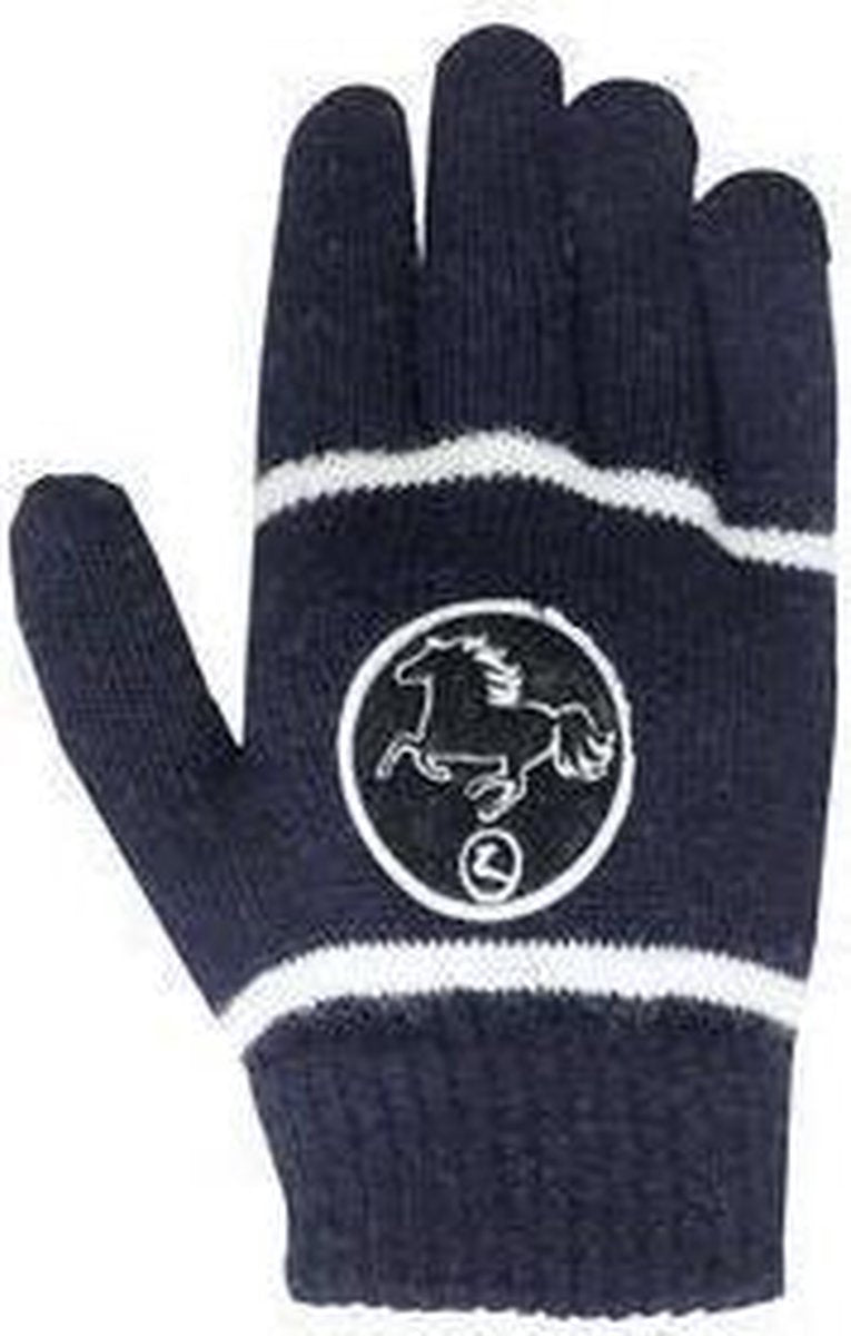 Horze Magic Gloves Junior Donkerblauw