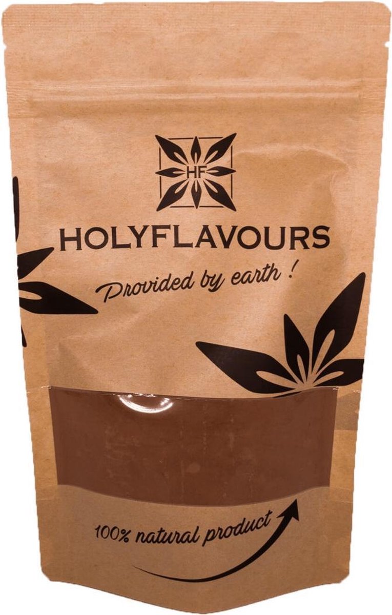 Cacao Poeder Regular - 100 gram - Holyflavours -  Biologisch gecertificeerd - Natuurlijk Superfood