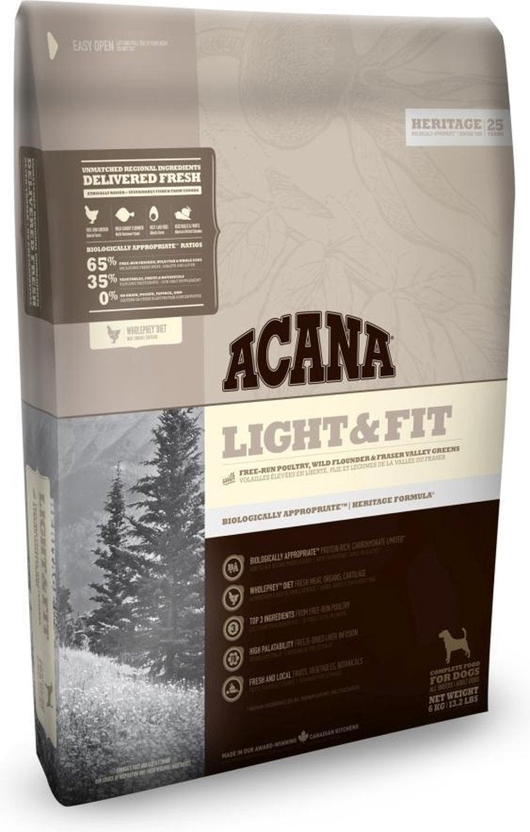 Acana Heritage Light & Fit Dog 6 kg -  - 80009421