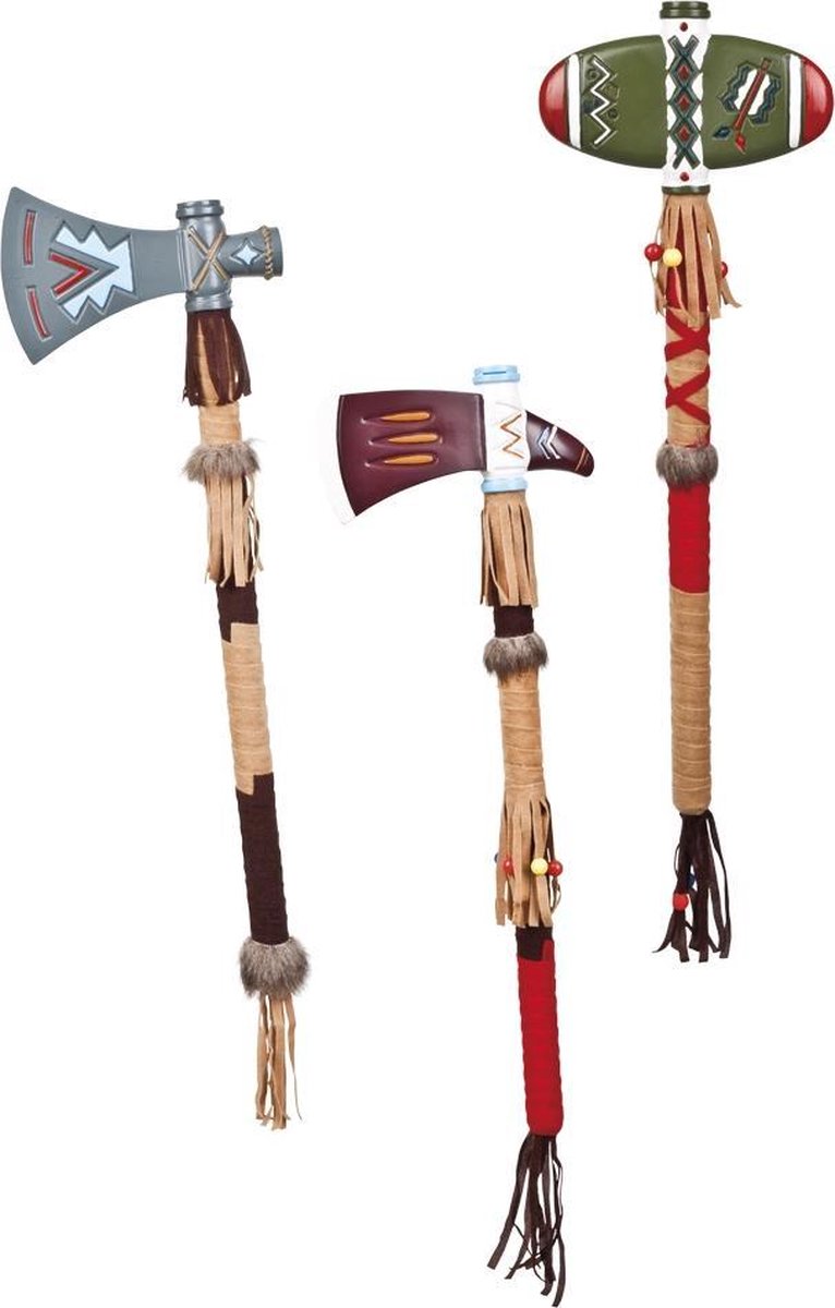 12 stuks: Indianenbijl 3 assorti - 45cm