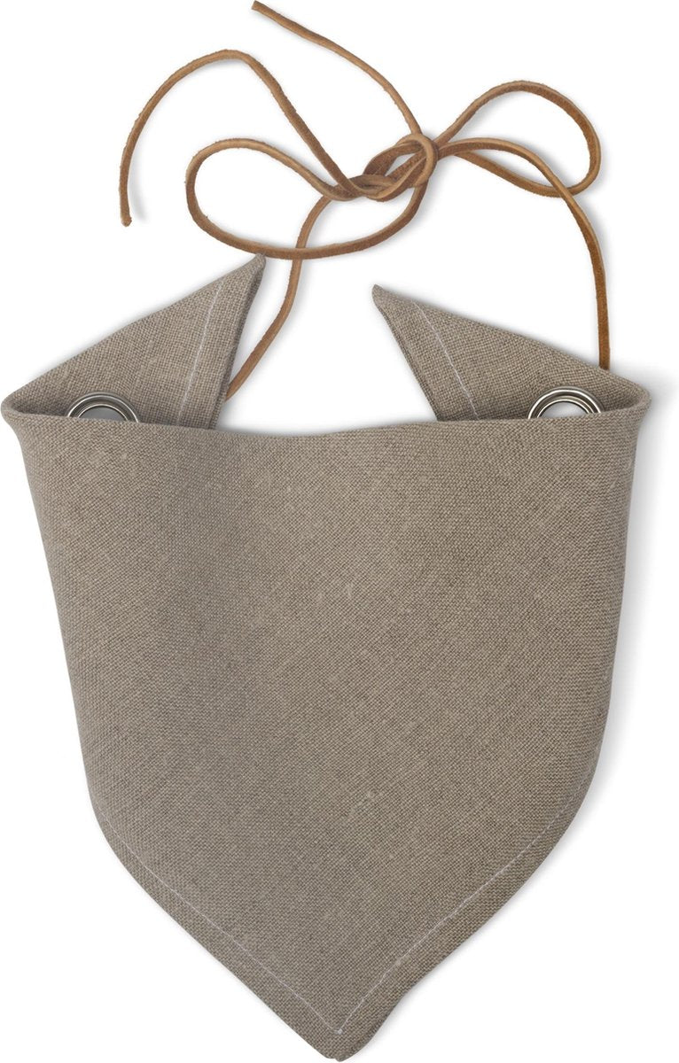 Cooper & Quint Lace Me Up Bandana - Flax - 25 x 25 cm