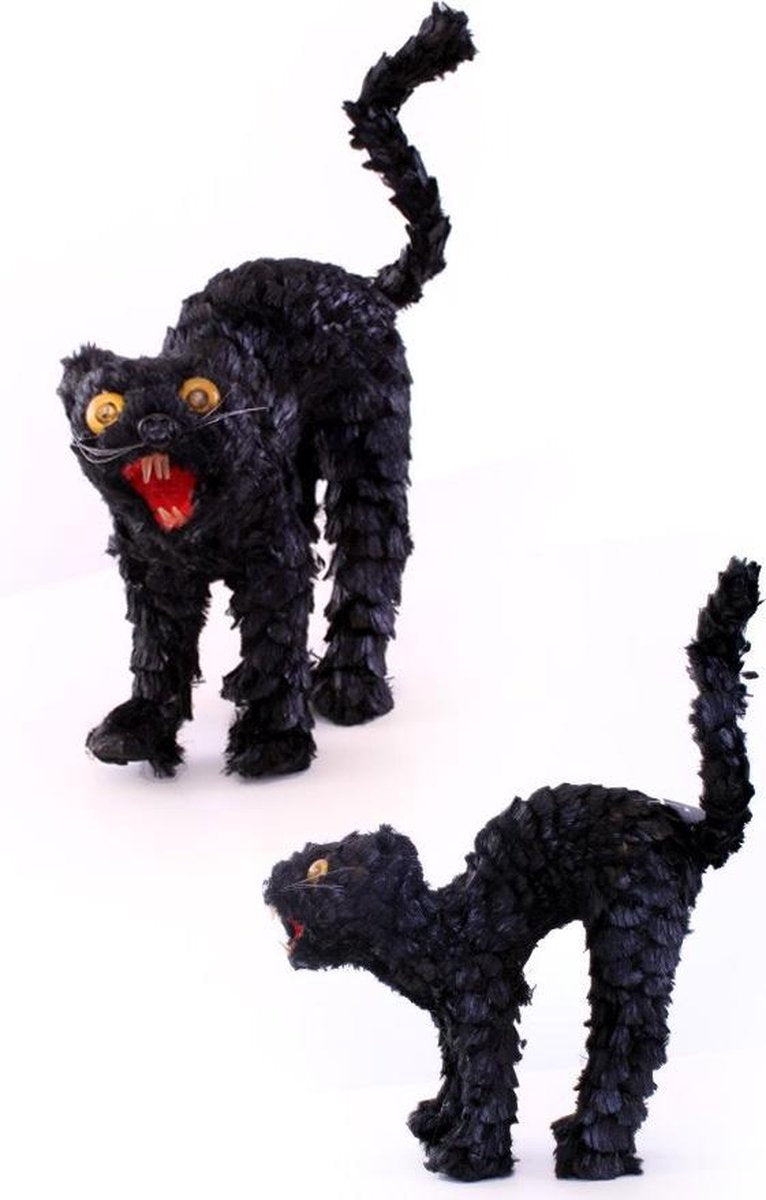 Horror kat met licht 22 x 23 cm