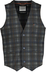 No Excess Gilet - Modern Fit - Blauw - 48