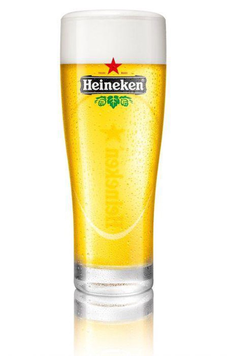 Heineken Ellipse glas - 250ML - 24 stuks