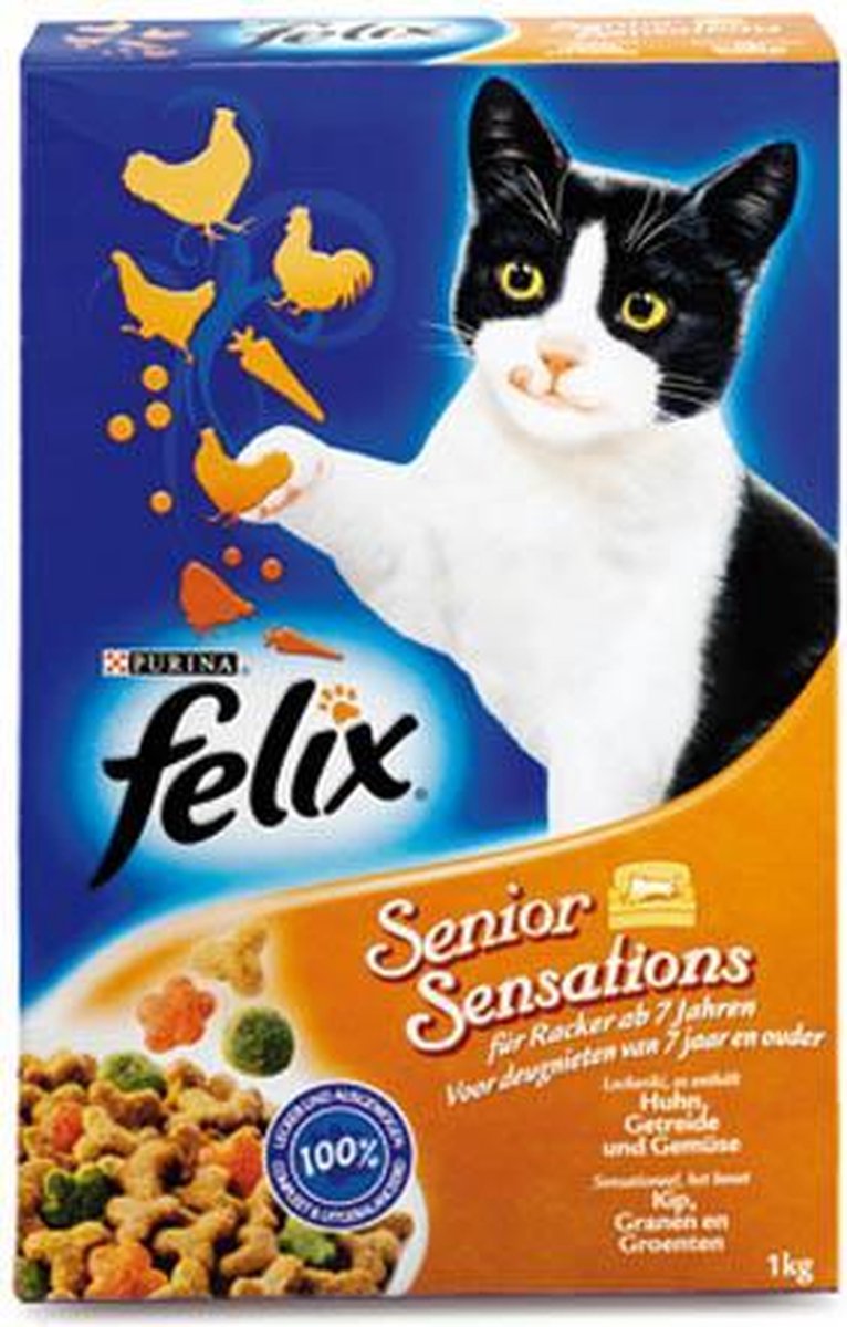 FELIX Senior Sensations - Kattenvoer - 1 kg