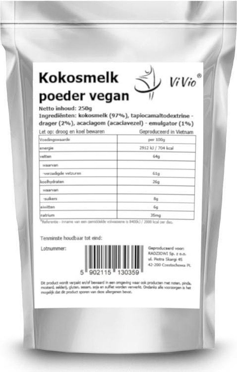 Kokosmelk poeder vegan