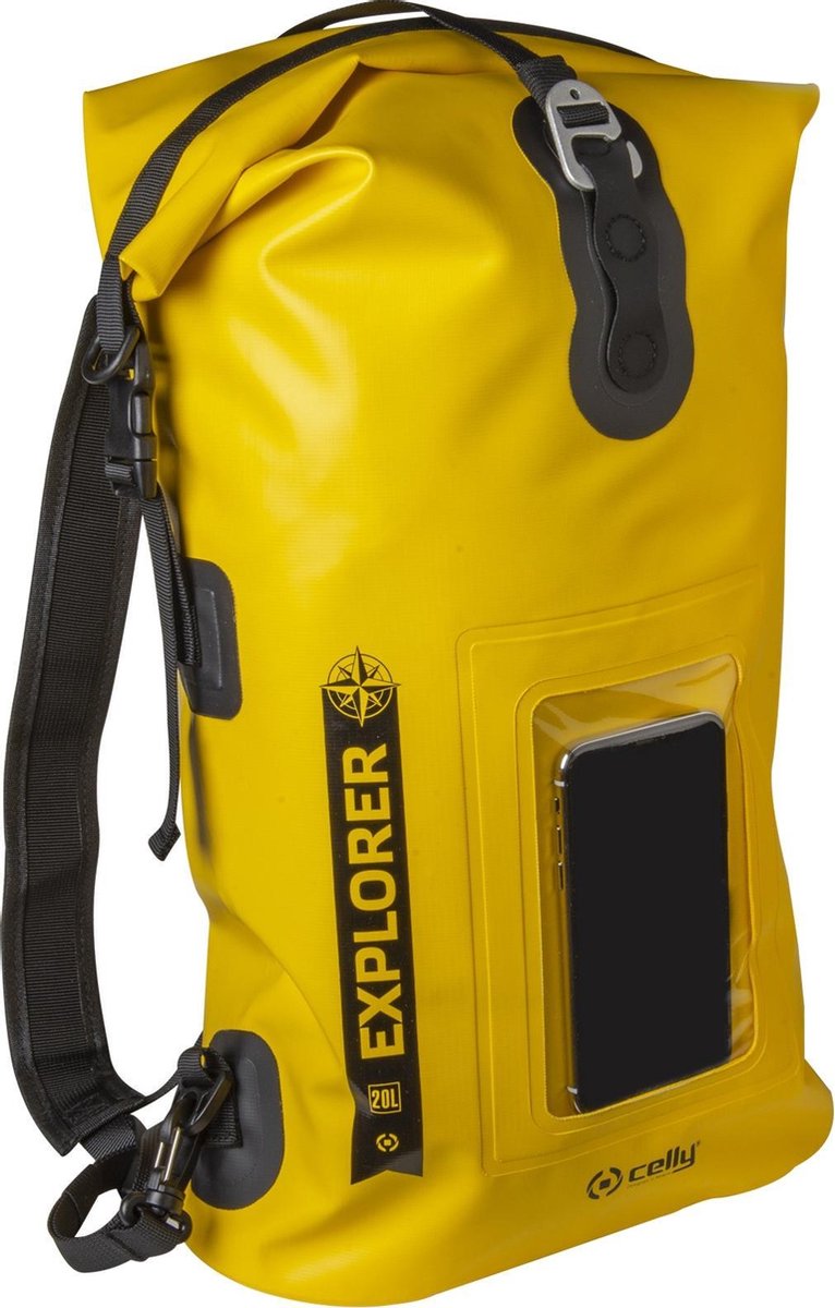Celly Drybag Explorer 20 Liter 35 X 64 Cm Pvc Geel
