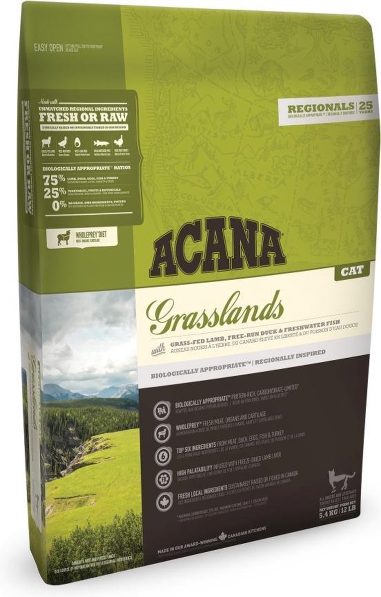 Acana Regionals Grasslands Cat 340g Kattenvoer