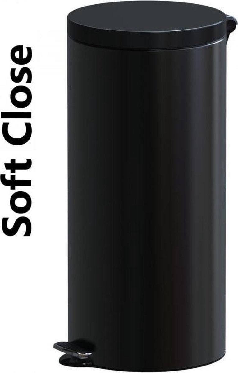 Pedaalemmer Soft Close Freedom Fresh zwart 30 liter