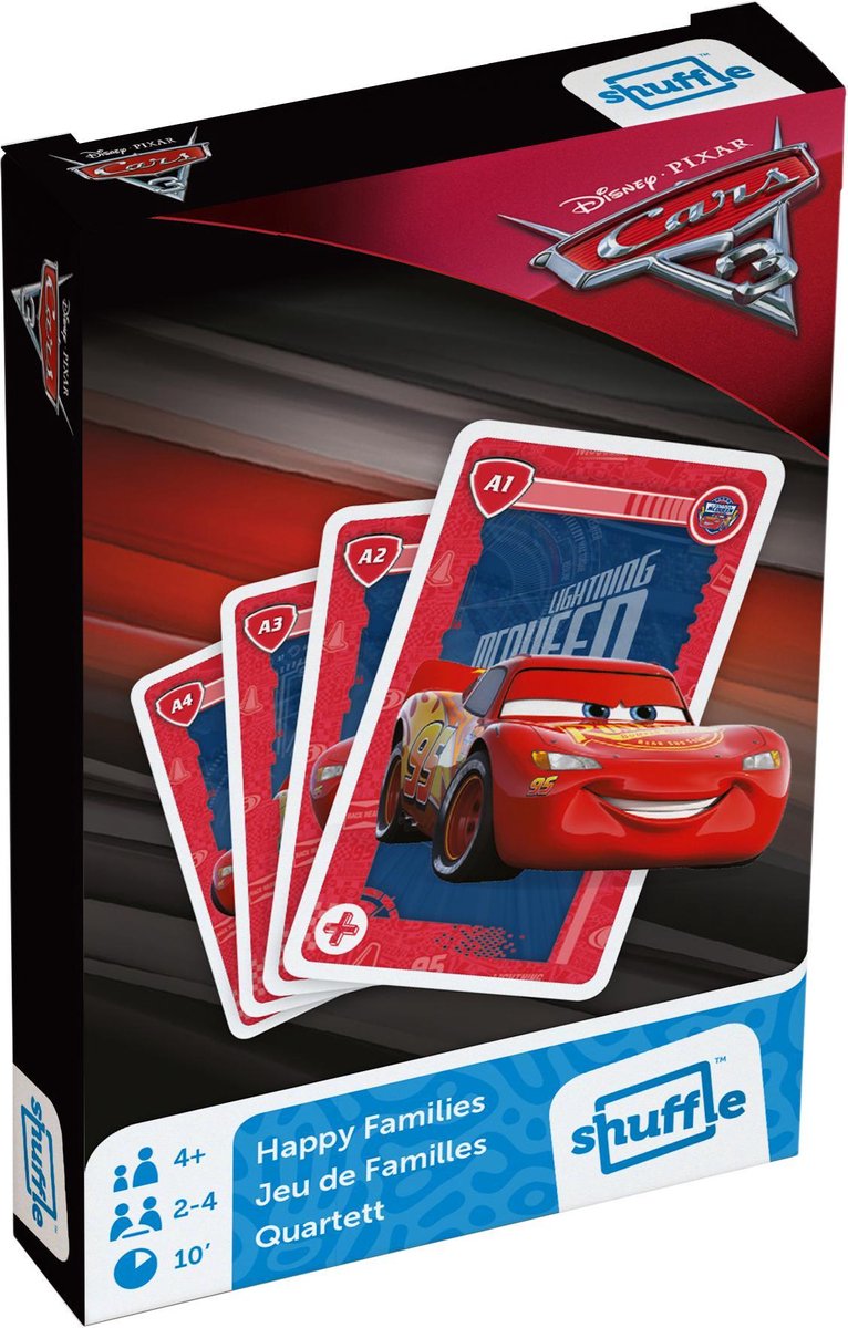 Disney Pixar's Cars 3 - Kwartetspel en actiesspel