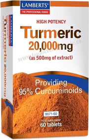 Lamberts - Turmeric (Curcuma) -  60 tabletten