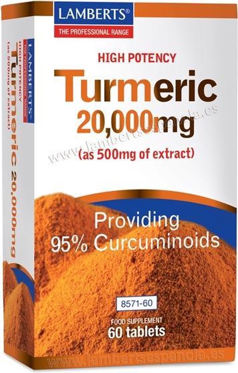 Lamberts - Turmeric (Curcuma) -  60 tabletten