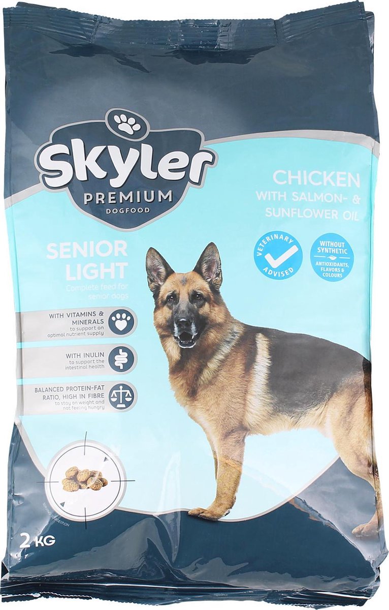 Skyler hondenbrokken Senior Light