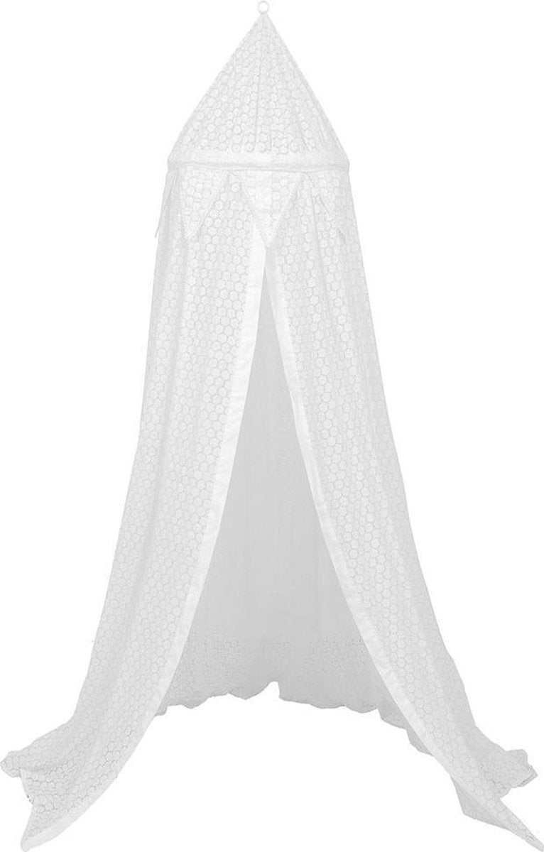 Taftan - Klamboe - Haakwerk - 275 cm - wit
