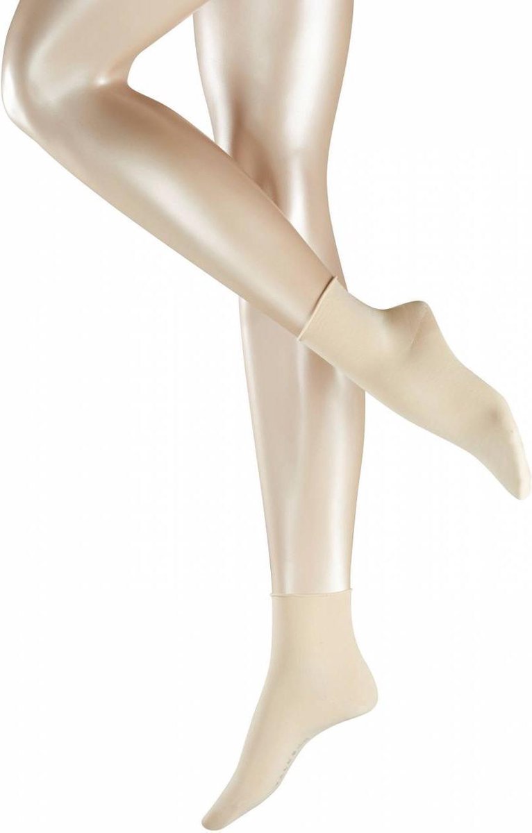 FALKE Randloos Sokje Cotton Touch (47539) - Cream - Maat 35-38