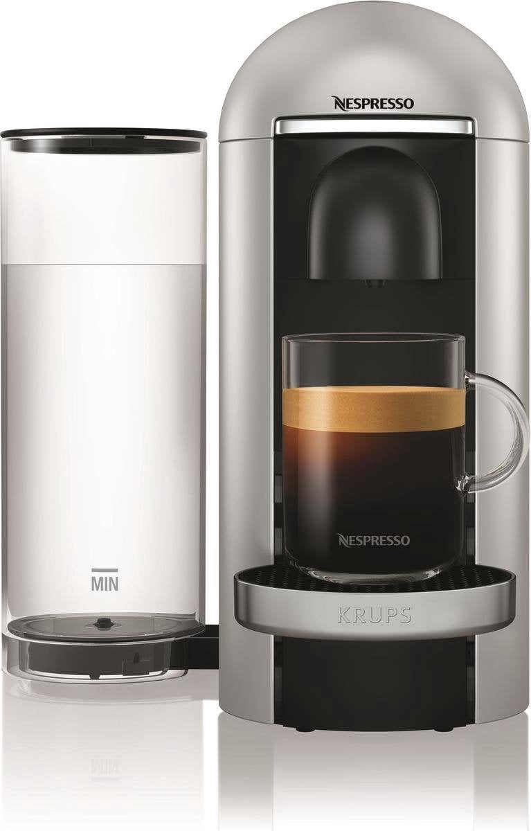 Krups Nespresso Vertuo + XN900E - Koffiecupmachine - Zilver