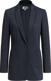 WE Fashion Dames regular fit gemêleerde blazer