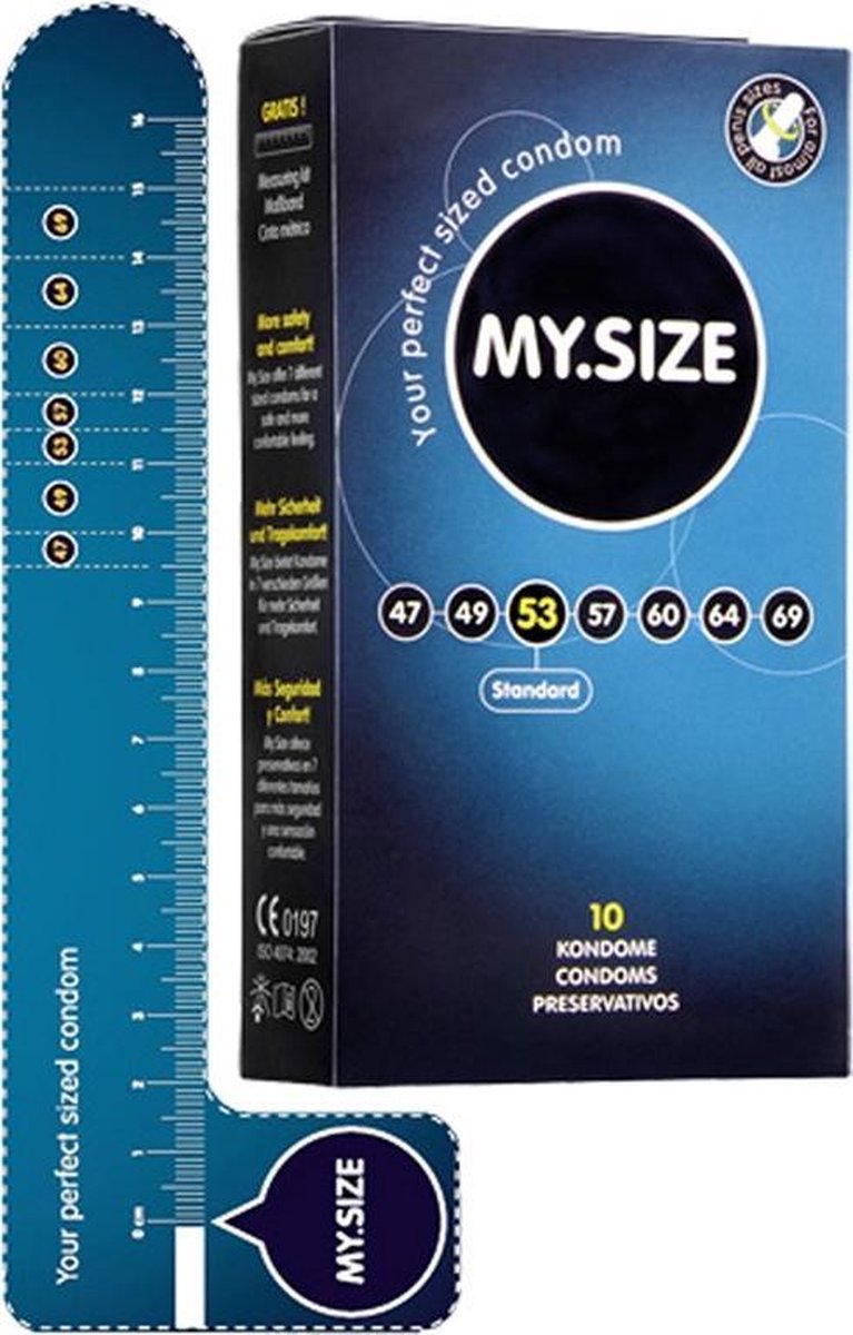 My.Size Condooms maat 53 -10 stuks