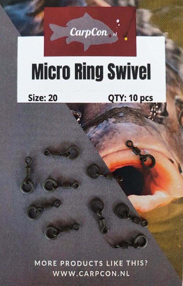 Micro Ring Swivel - Size 20 - 10 stuks - Mini Wartel voor D-Rig