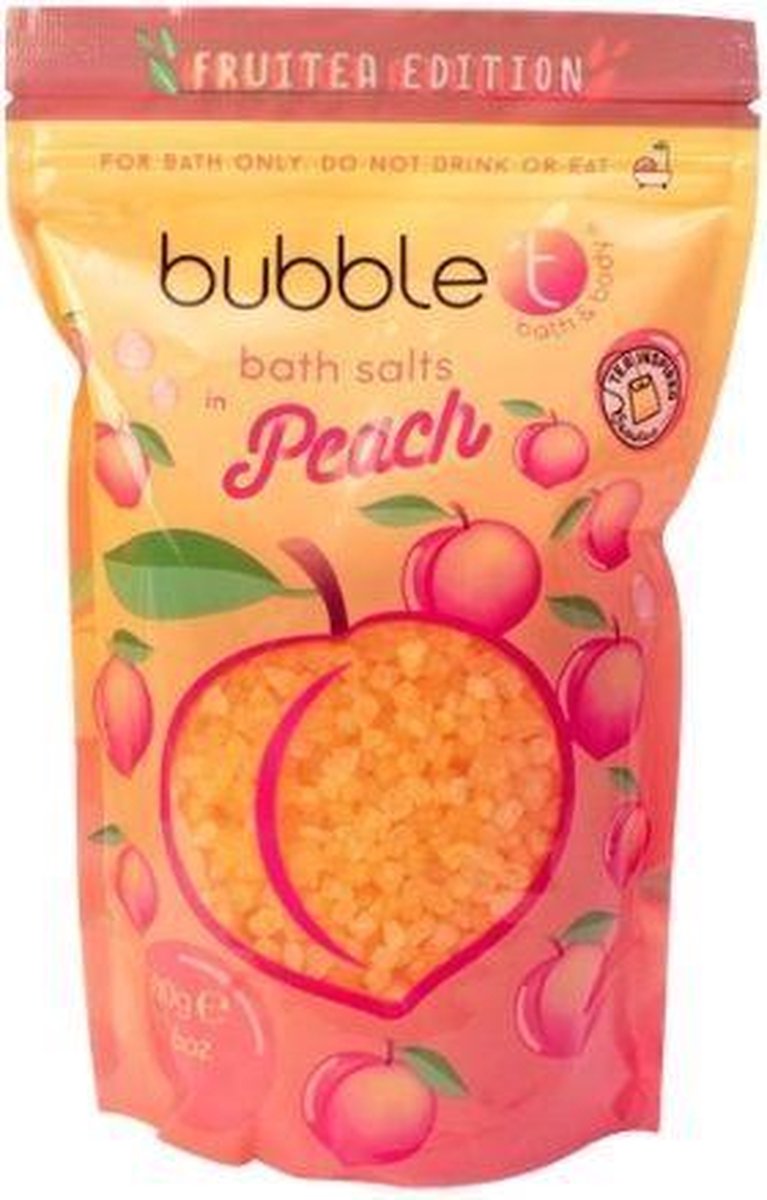 Bubble T Solo Bath - Peach - 500ML
