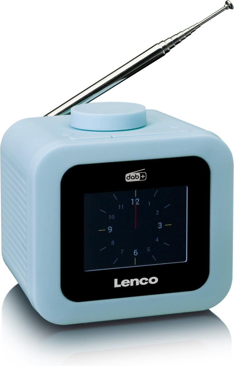 Lenco CR-620 - Wekkerradio met DAB+ en AUX-uitgang - Blauw