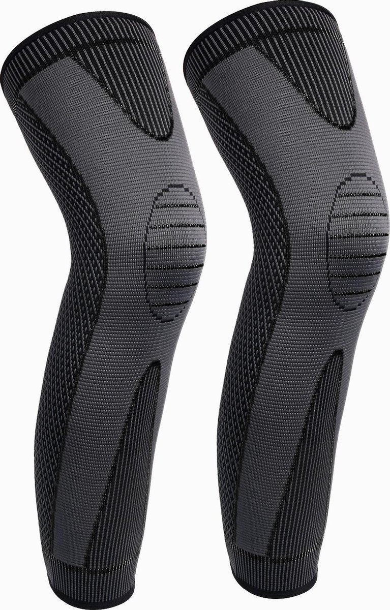 Kniebrace Verlengd - Zwart XL