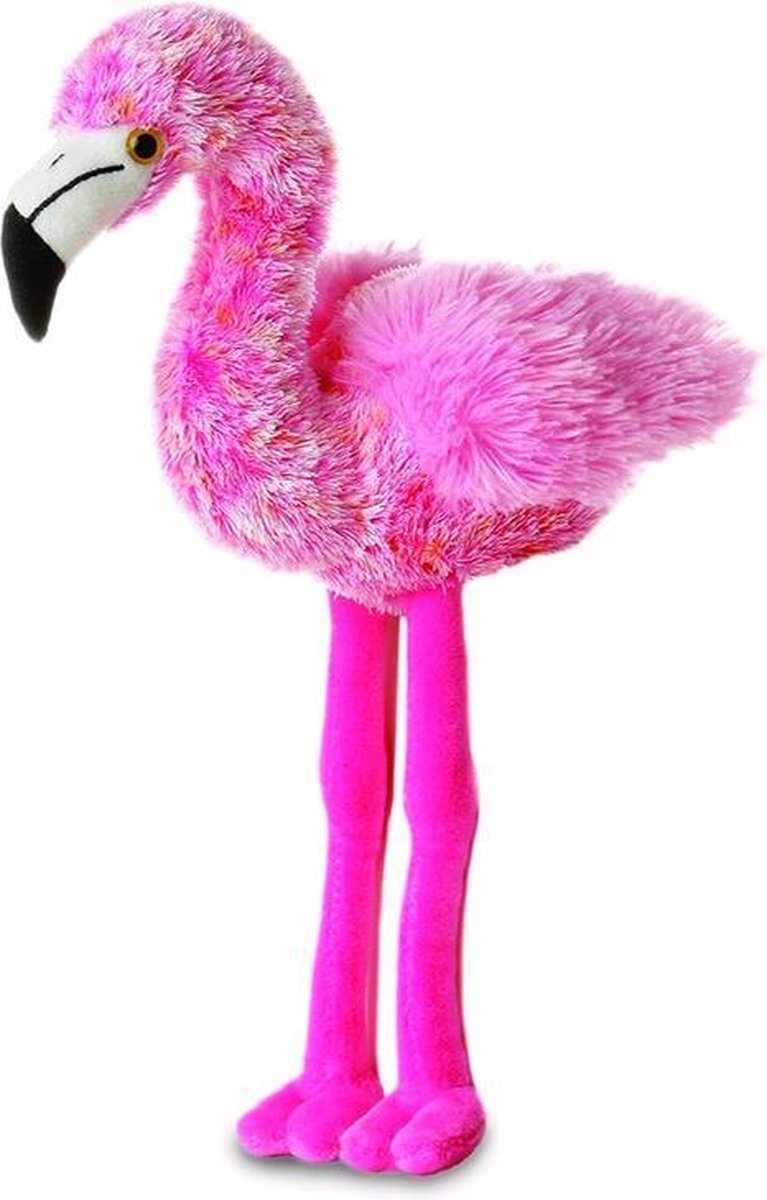 Pluche flamingo knuffel 20 cm - knuffeldier / knuffels