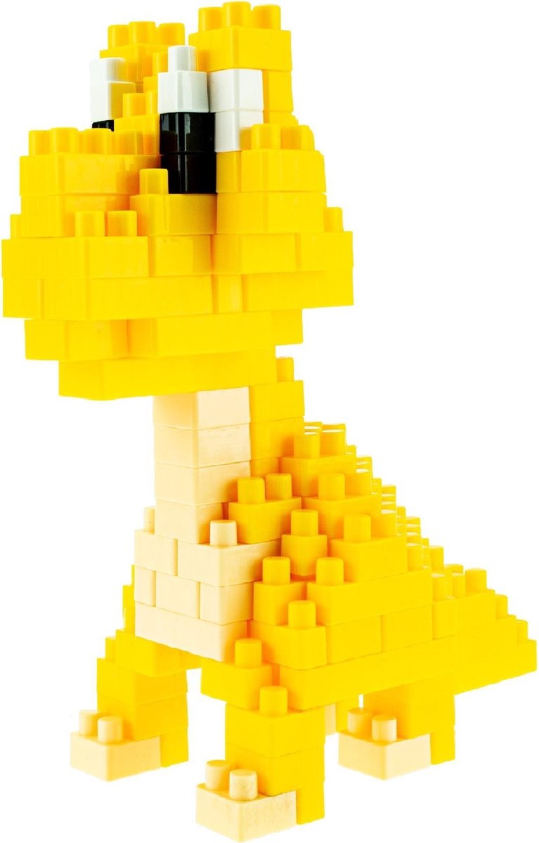 Toi-toys Dinosaurus Bouwblokken Geel 35 Cm