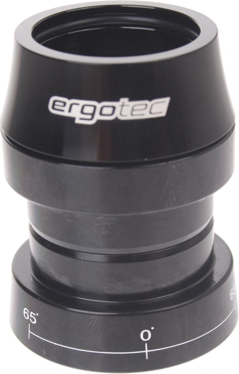 Balhoofdset Ergotec A118AC-ES ahead met 65° stuurblokkade 1 1/8" zonder draad  - zwart