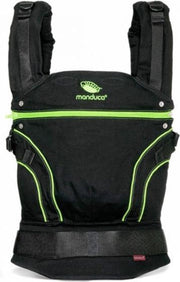 Manduca babydrager Blackline zwart & groen