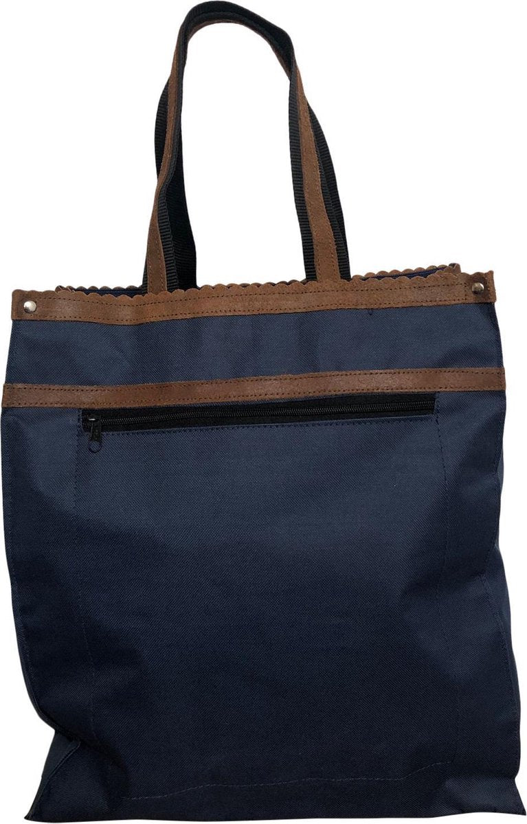 Stevige Boodschappentas - Big Shopper -  Basic Model - Blauw