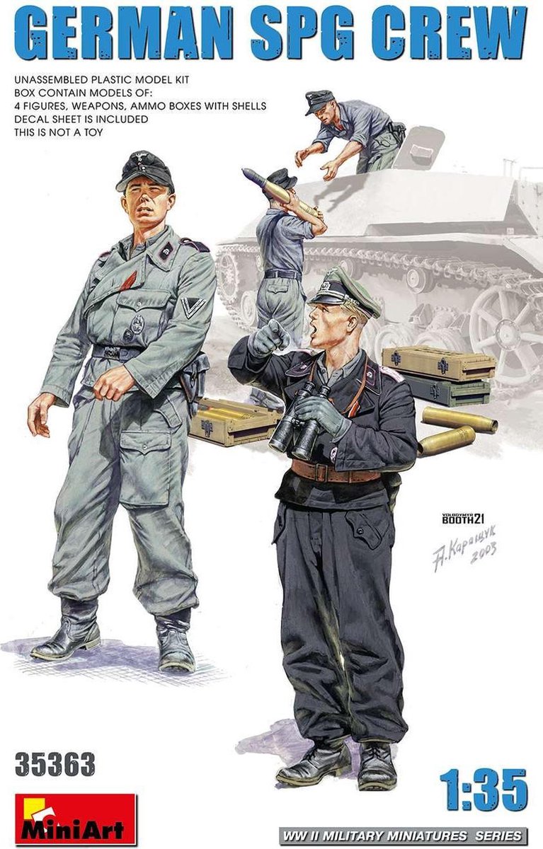 1:35 MiniArt 35363 German SPG Crew Plastic kit